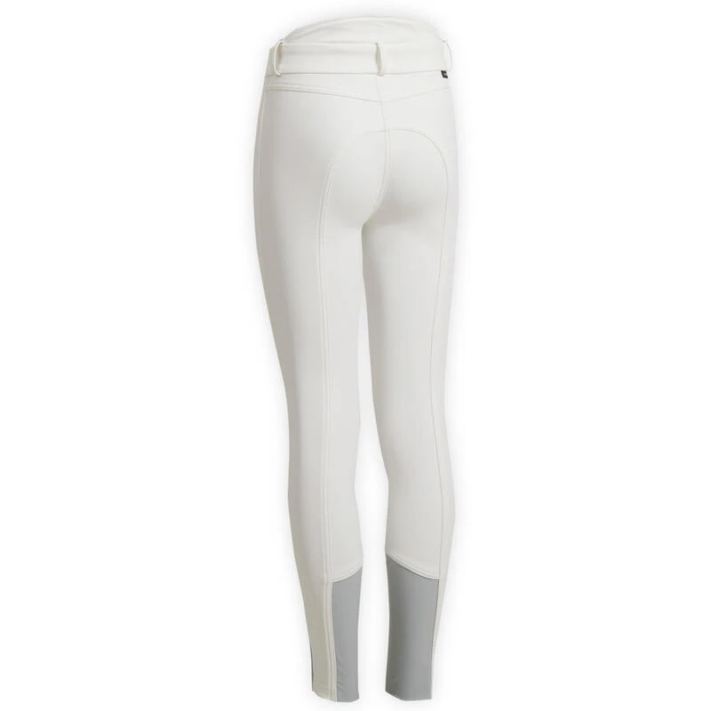 Pantalon De Concours équitation Kipwarm Chaud Et Déperlant Enfant - 500 Blanc – Image 2