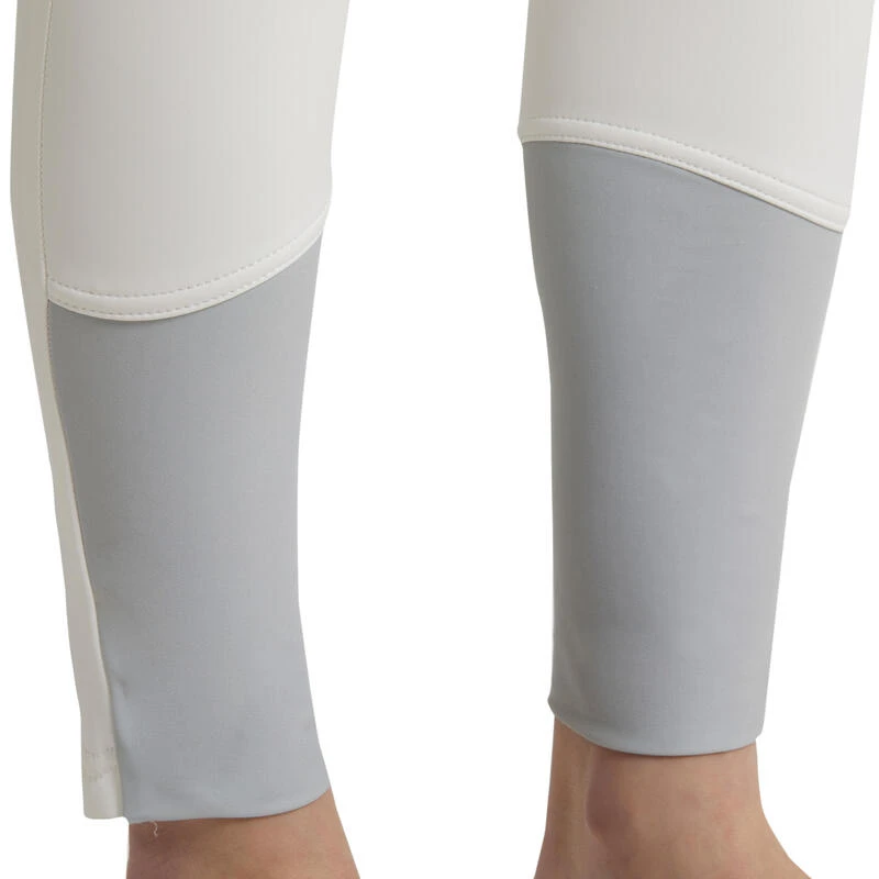 Pantalon De Concours équitation Kipwarm Chaud Et Déperlant Enfant - 500 Blanc – Image 9