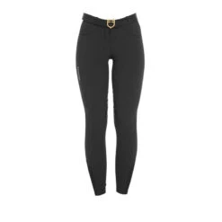 Pantalon D'équitation Femme En Tissu Bi-élastique Avec Grip Genou