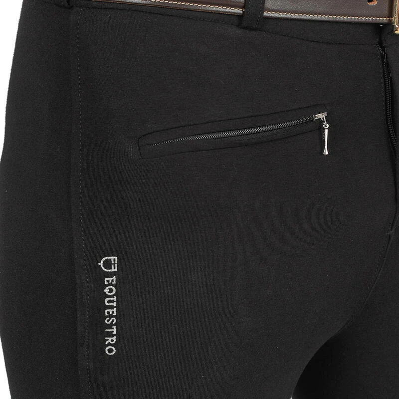 Pantalon D'équitation Homme En Coton Elastique – Image 3