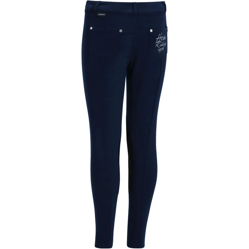 Pantalon équitation Chaud Enfant - 100 Marine – Image 6