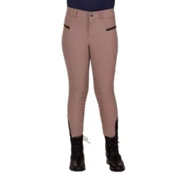 Pantalon équitation Fille Mid Grip QHP Rylee