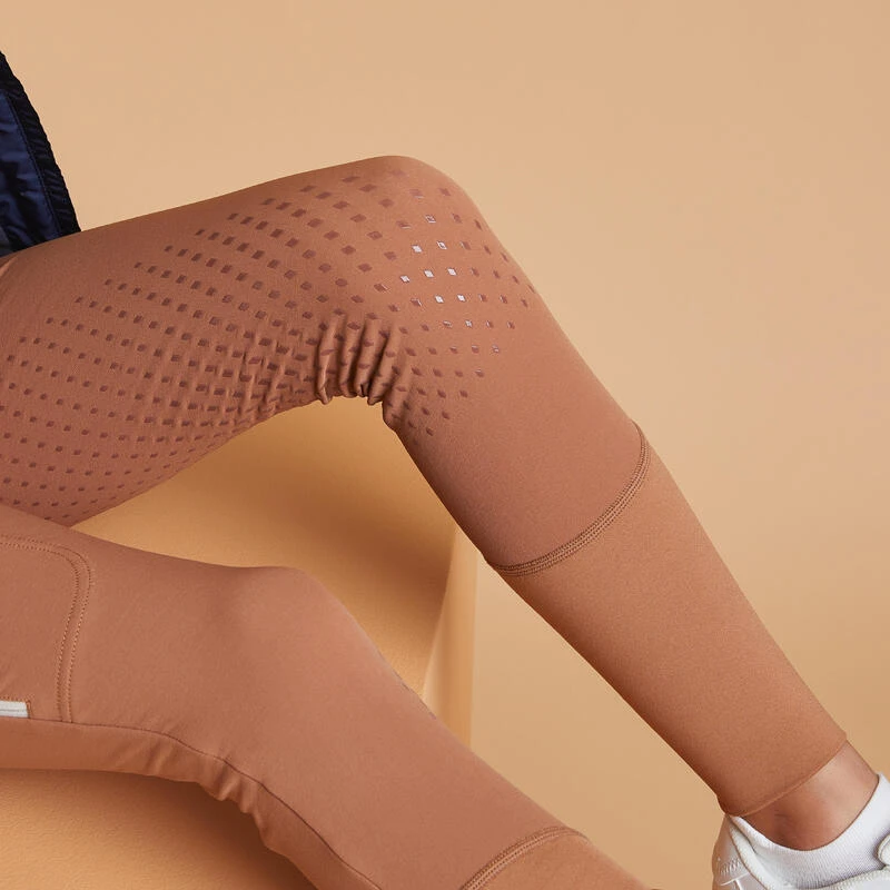 Pantalon équitation Fullgrip Enfant - 580 Caramel – Image 6