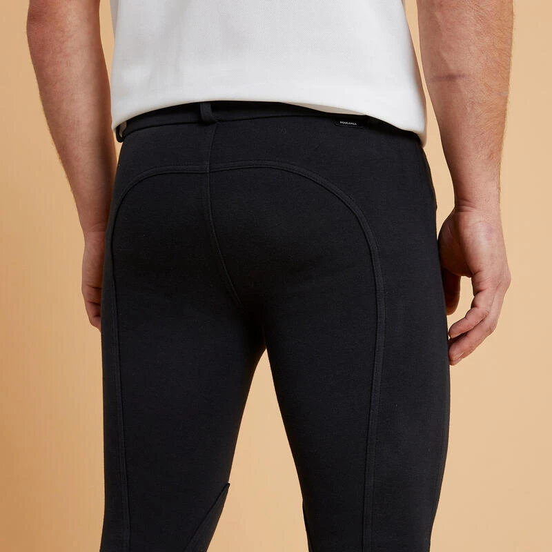 Pantalon équitation Homme 100 Noir – Image 4