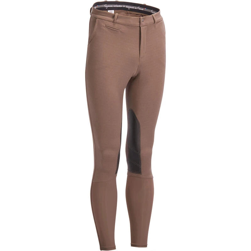 Pantalon équitation Homme 140 Basanes Agrippantes Marron – Image 6