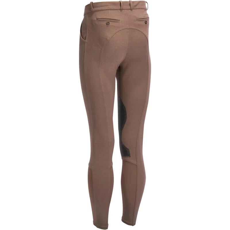 Pantalon équitation Homme 140 Basanes Agrippantes Marron – Image 7