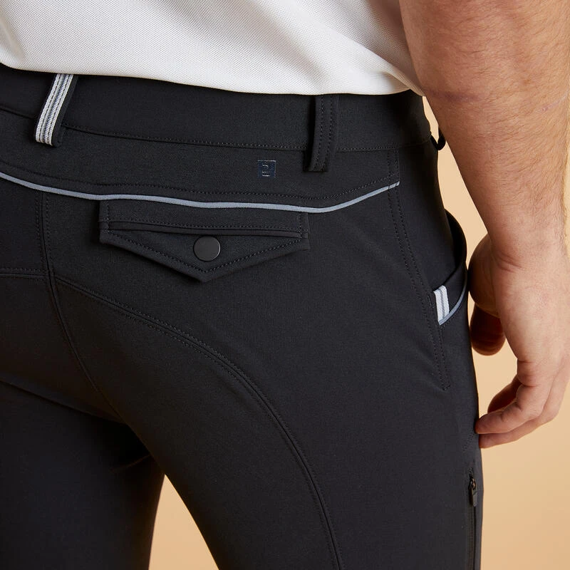 Pantalon équitation Homme 900 Classic Noir – Image 4