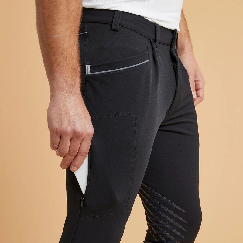 Pantalon équitation Homme 900 Classic Noir – Image 6