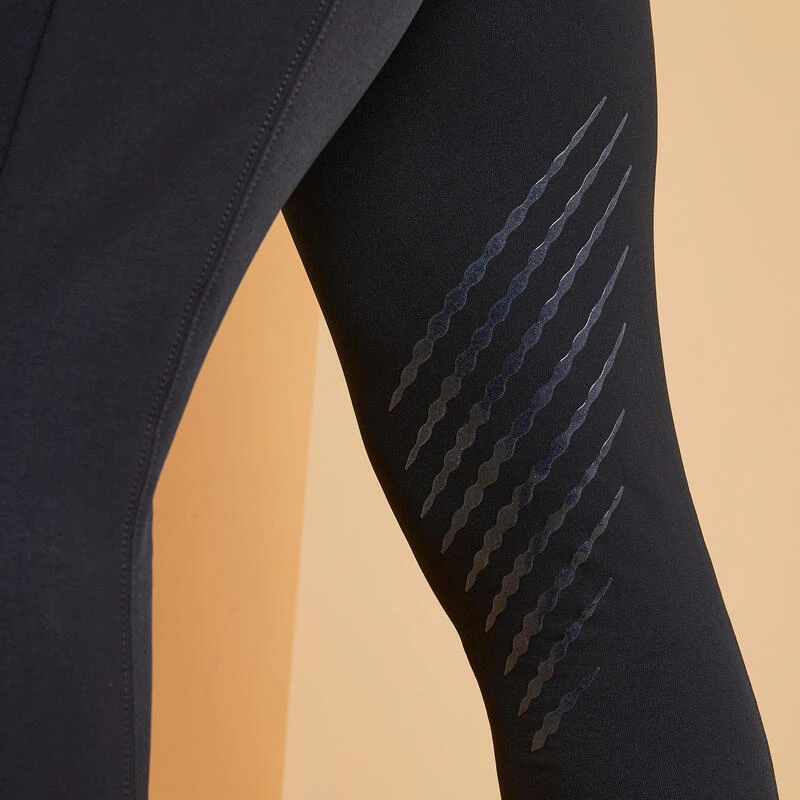 Pantalon équitation Homme 900 Classic Noir – Image 8