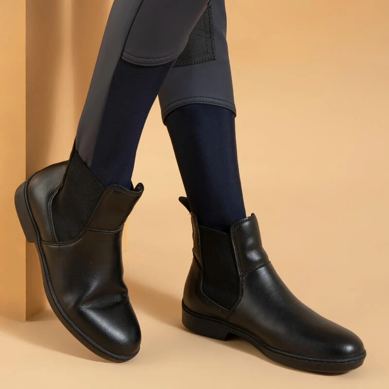 Pantalon équitation Kipwarm Chaud Et Déperlant Enfant - 500 Marine – Image 6