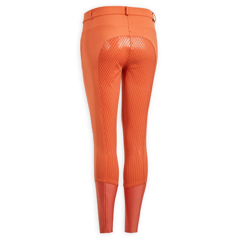 Pantalon équitation Léger Fullgrip Femme - 580 Terracotta – Image 9