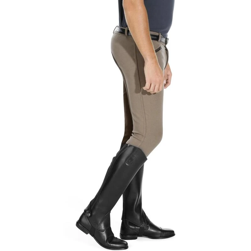 Pantalon Fond De Peau équitation Homme 180 FULLSEAT Marron – Image 4