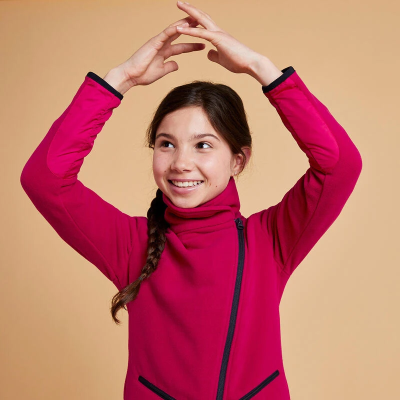 Polaire équitation Enfant - 100 Rose Cardinal – Image 4