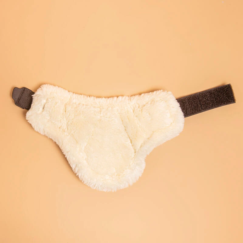 PROTEGE-BOULETS CHEVAL MOUTON SYNTHETIQUE MARRON 580 X2 – Image 2