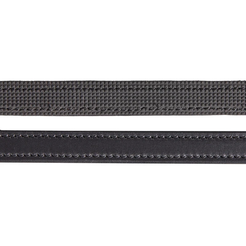 Rênes équitation Fines Grip Cheval - 500 Noires – Image 2