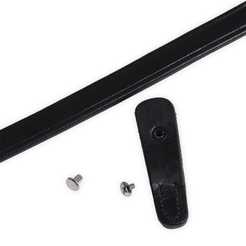 Rênes équitation Fines Grip Cheval - 500 Noires – Image 6