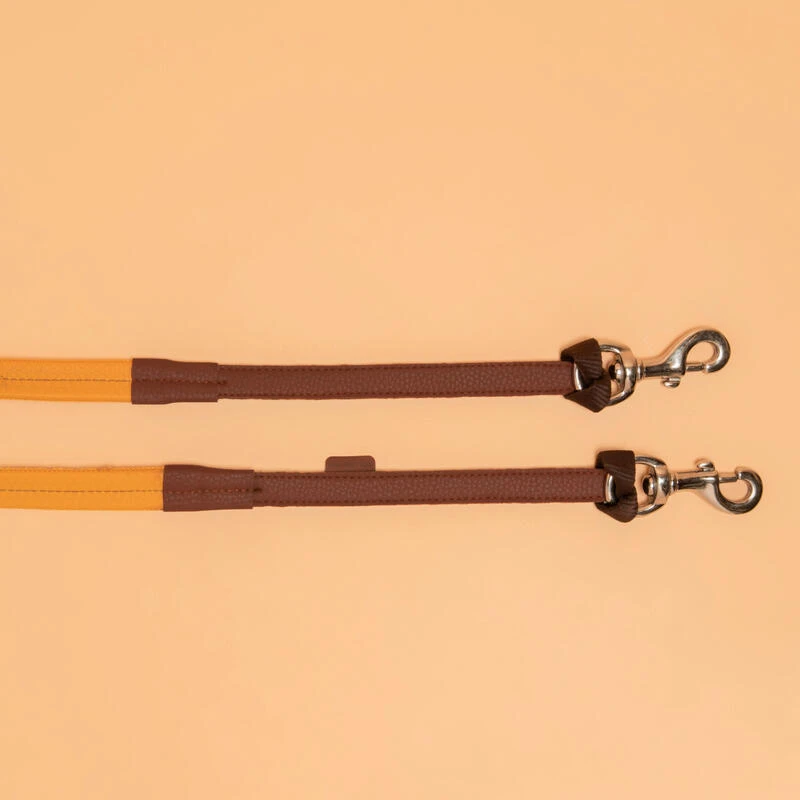 Rênes équitation Initiation Poney - 100 Marron – Image 2