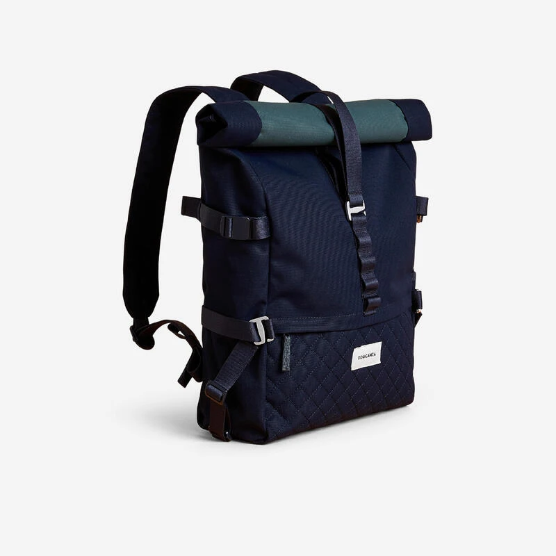 Sac à Dos D'équitation 30L - Vert Et Bleu.