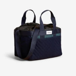 Sac De Pansage équitation 25L - 500 Vert Et Bleu