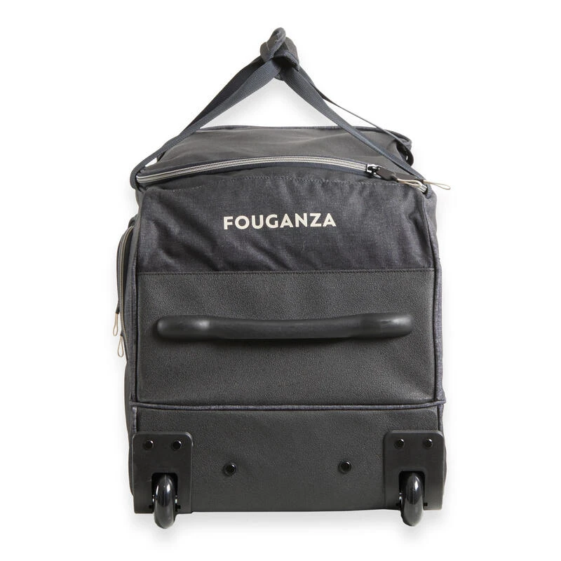 Sac De Transport à Roulettes équitation TROLLEY 80 L Gris Et Lin. – Image 4