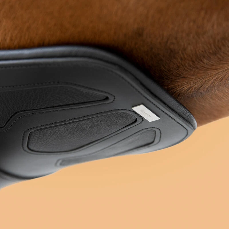 Sangle Bavette équitation Cuir Cheval Et Poney - 900 Noire – Image 8