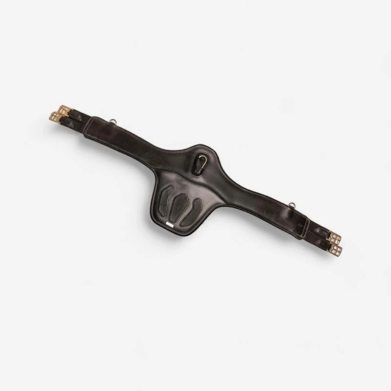 Sangle Bavette équitation Cuir Cheval Et Poney - 900 Noire