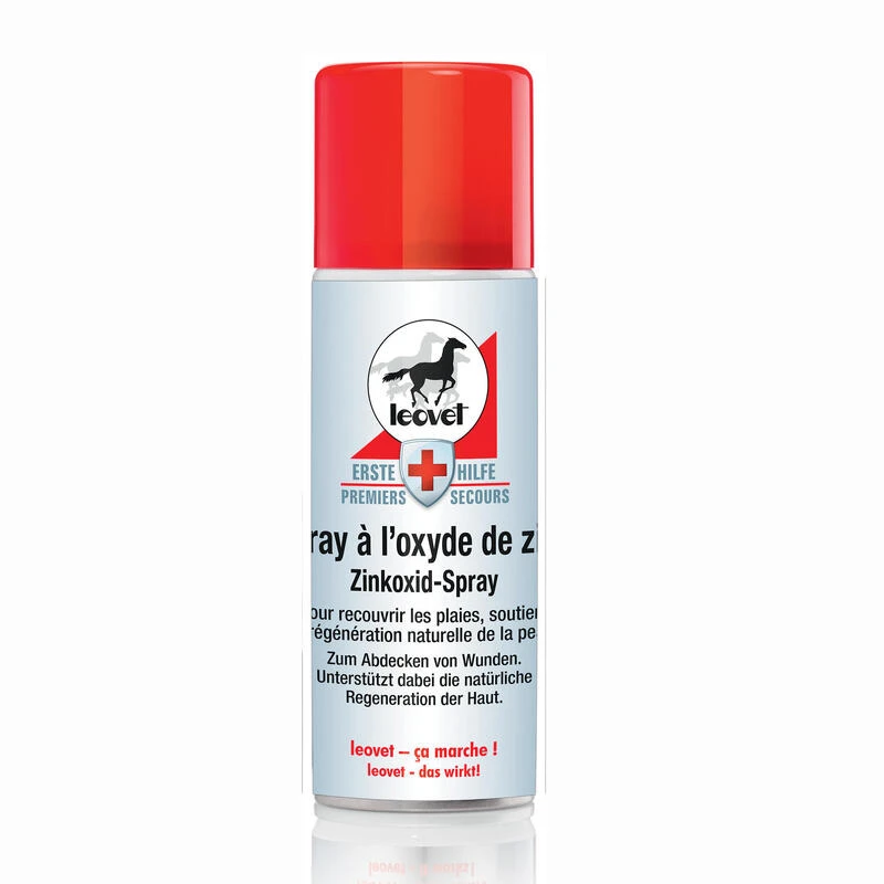Spray Désinfectant Oxyde Zinc Cheval Et Poney - LEOVET 200 Ml – Image 3