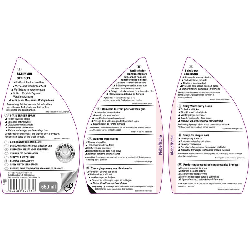SPRAY DETACHANT CHEVAUX GRIS Cheval Et Poney - 550ml LEOVET – Image 3