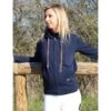 Sweatshirt à Capuche équitation Femme Ju & Pa Mandy Compatible Hélite