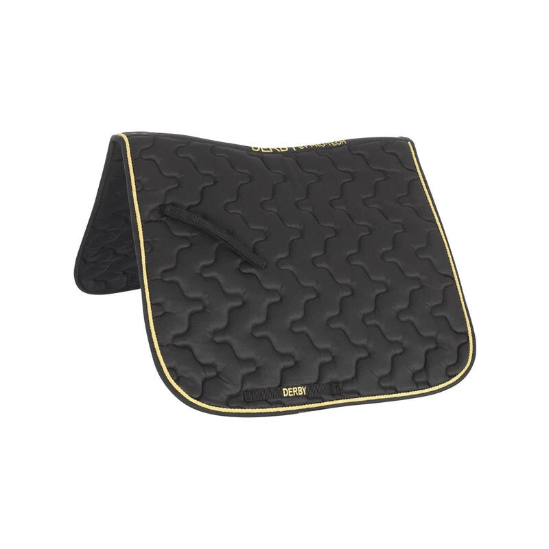 DERBY Tapis De Selle Dressage Avec Cordon Passepoil