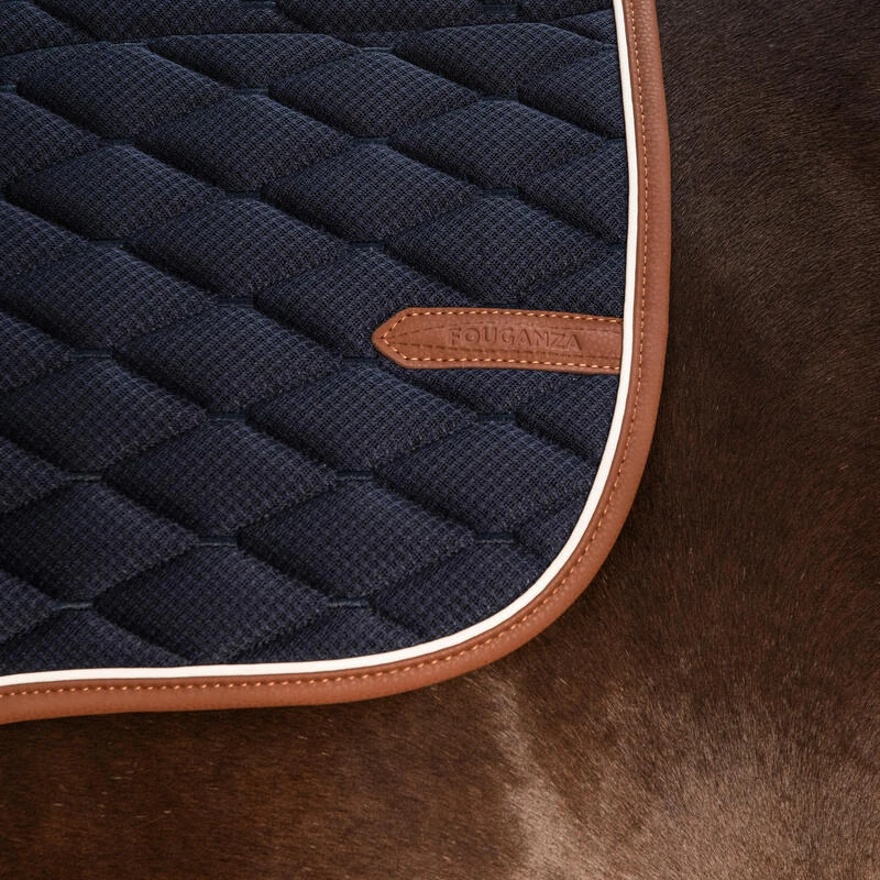 Tapis De Selle équitation Amortisseur Cheval - 900 Marine – Image 2