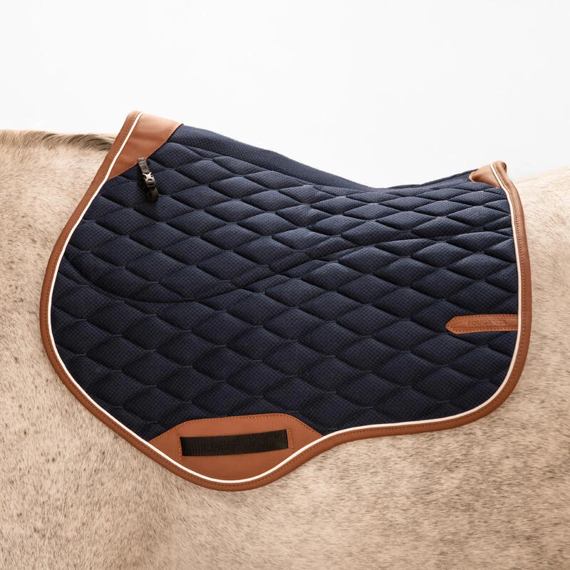 Tapis De Selle équitation Amortisseur Cheval - 900 Marine – Image 5