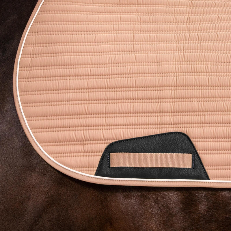 Tapis De Selle équitation Cheval Et Poney - 900 Beige Nougat – Image 2