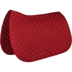 Tapis De Selle équitation SCHOOLING Rouge - Tailles Poney Et Cheval