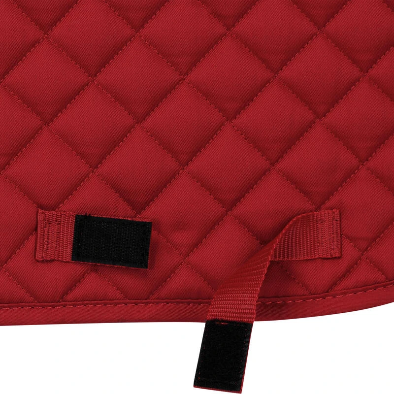Tapis De Selle équitation SCHOOLING Rouge - Tailles Poney Et Cheval – Image 4