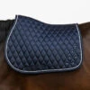 Tapis De Selle équitation Strass Cheval Et Poney - 500 Marine