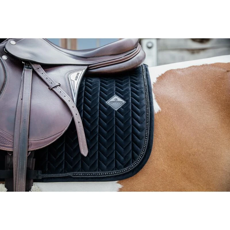 Kentucky Horsewear Tapis De Selle Velvet Pearls – Image 2