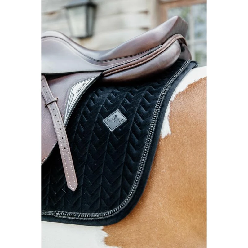 Kentucky Horsewear Tapis De Selle Velvet Pearls – Image 3