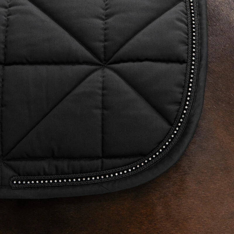 TAPIS DRESSAGE CHEVAL NOIR 500 – Image 2