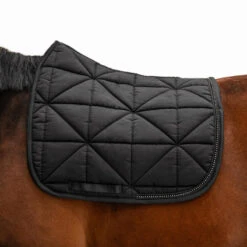 TAPIS DRESSAGE CHEVAL NOIR 500