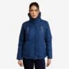 Veste Chaude Et Imperméable équitation Femme TOSCA Bleu Nuit