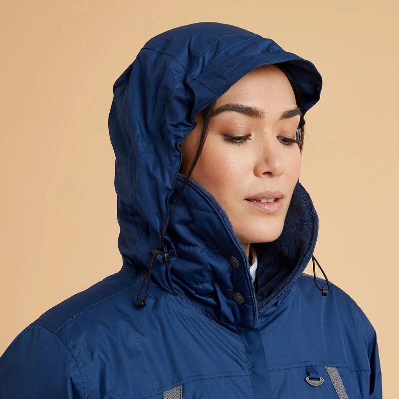 Veste Chaude Et Imperméable équitation Femme TOSCA Bleu Nuit – Image 7