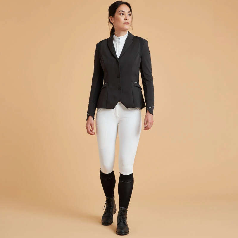 Veste Concours équitation Femme Noir 900 – Image 2