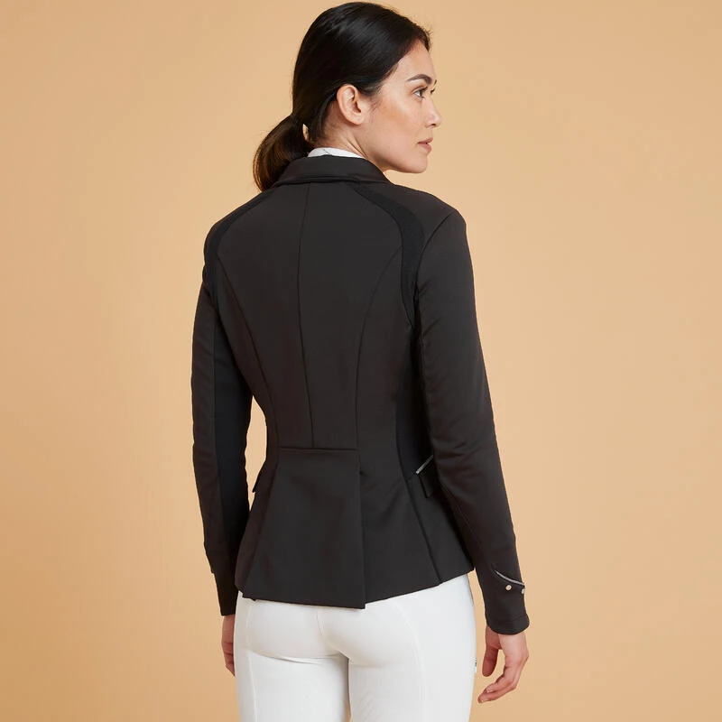 Veste Concours équitation Femme Noir 900 – Image 4