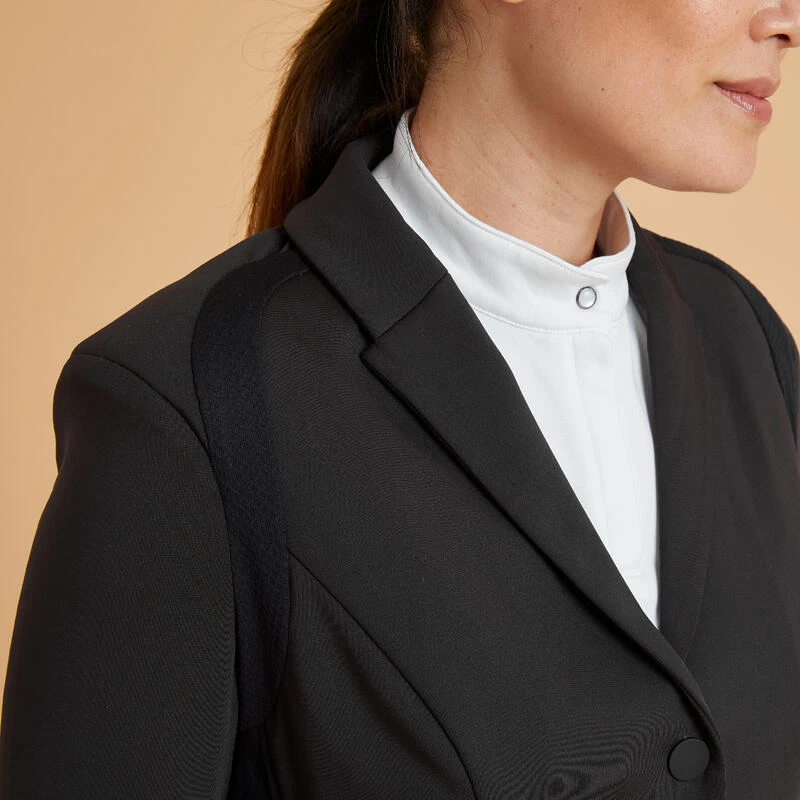 Veste Concours équitation Femme Noir 900 – Image 6