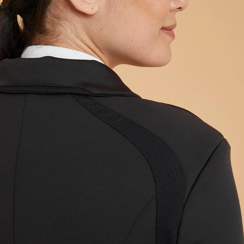 Veste Concours équitation Femme Noir 900 – Image 8