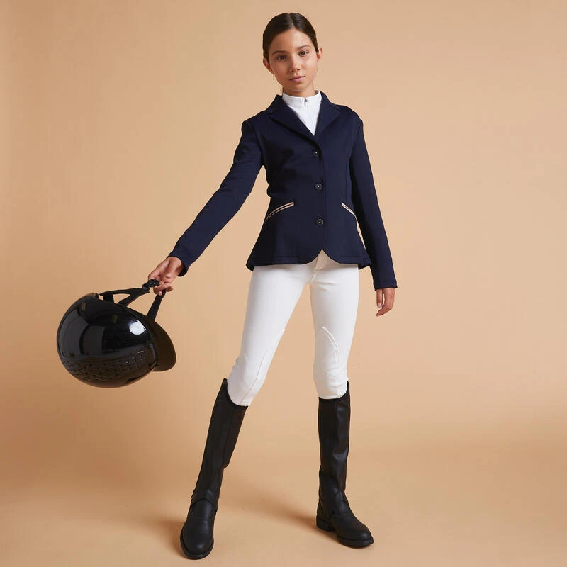 Veste De Concours équitation Enfant - 500 Marine – Image 2