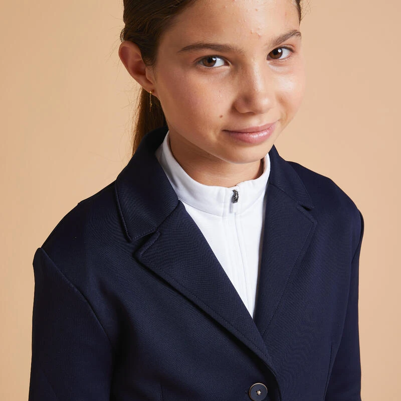 Veste De Concours équitation Enfant - 500 Marine – Image 3