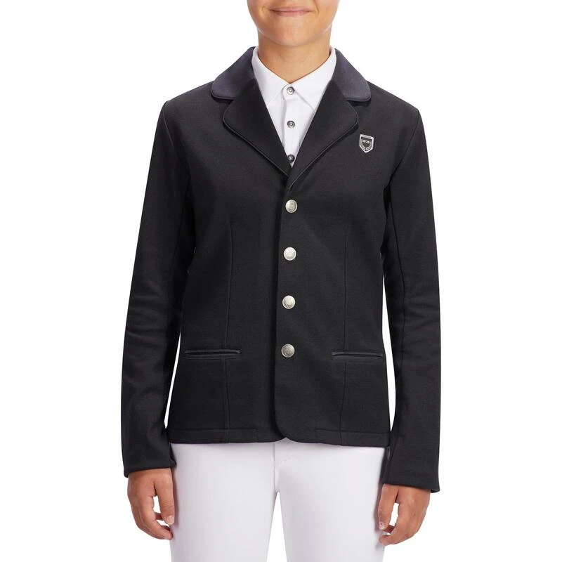 Veste De Concours équitation Enfant COMP 100 Noir – Image 6