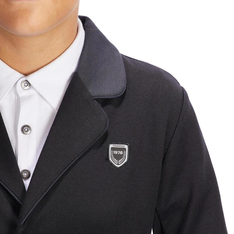 Veste De Concours équitation Enfant COMP 100 Noir – Image 8